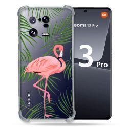 Coque Renforcée Transparente pour Xiaomi Mi 13 PRO Flamant Rose