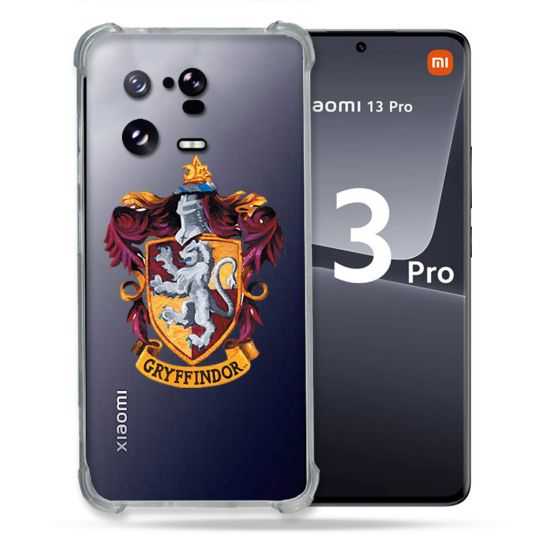 Coque Renforcée Transparente pour Xiaomi Mi 13 PRO Harry Potter Griffindor