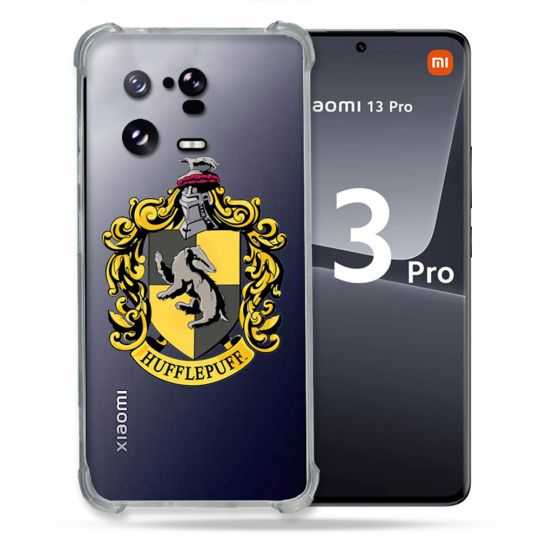 Coque Renforcée Transparente pour Xiaomi Mi 13 PRO Harry Potter Hufflepuff