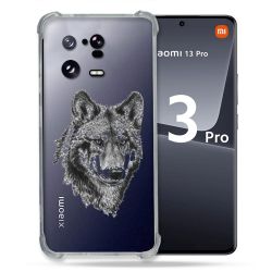 Coque Renforcée Transparente pour Xiaomi Mi 13 PRO Loup