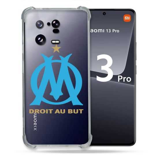 Coque Renforcée Transparente pour Xiaomi Mi 13 PRO Olympique Marseille OM