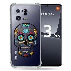 Coque Renforcée Transparente pour Xiaomi Mi 13 PRO Tete Mort Color