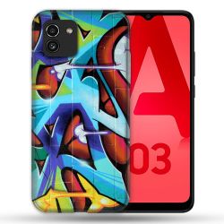 Coque Pour Samsung Galaxy A03 Street Art Graf Color