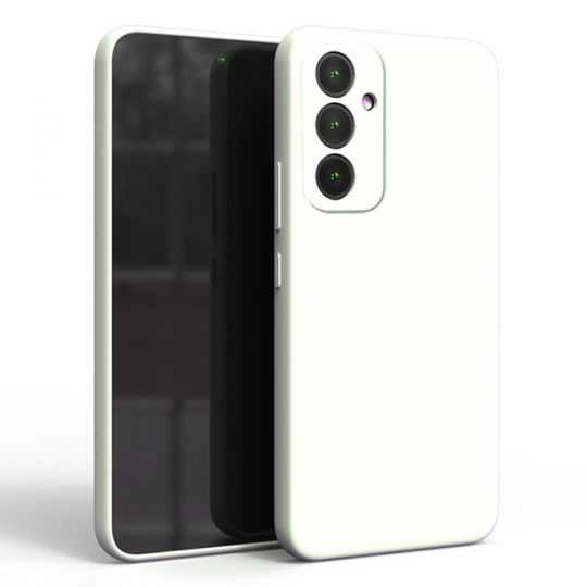 Coque Silicone Soft Touch Pour Samsung Galaxy A14 4G / 5G Blanc