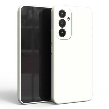 Coque Silicone Soft Touch Pour Samsung Galaxy A14 4G / 5G Blanc
