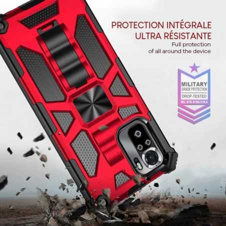 Coque Blindée Armor Ultra Robuste Antichoc Incassable Pour Samsung Galaxy A14 4G / 5G Rouge