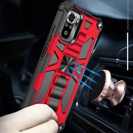 Coque Blindée Armor Ultra Robuste Antichoc Incassable Pour Samsung Galaxy A14 4G / 5G Rouge