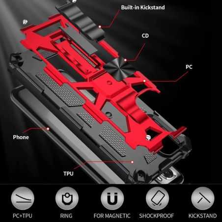 Coque Blindée Armor Ultra Robuste Antichoc Incassable Pour Samsung Galaxy A14 4G / 5G Noir