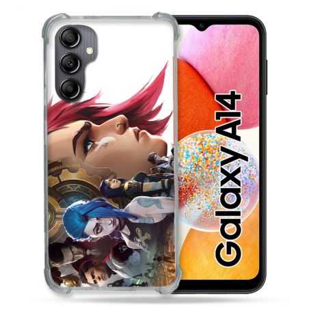 Coque Renforcée En Verre Trempé Pour Samsung Galaxy A14 4G / 5G Arcane Jynx Sœur