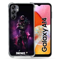 Coque Renforcée En Verre Trempé Pour Samsung Galaxy A14 4G / 5G Fortnite Raven