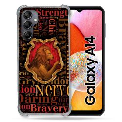 Coque Renforcée En Verre Trempé Pour Samsung Galaxy A14 4G / 5G Harry Potter Griffondor