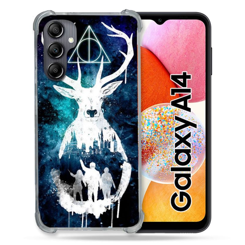 Coque Renforcée En Verre Trempé Pour Samsung Galaxy A14 4G / 5G Harry Potter Patronome
