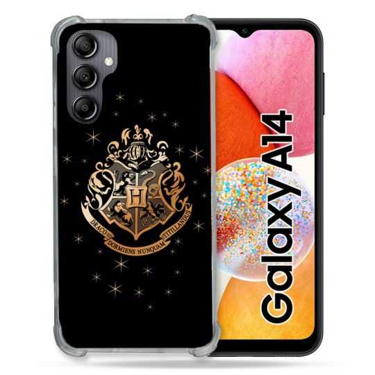 Coque Renforcée En Verre Trempé Pour Samsung Galaxy A14 4G / 5G Harry Potter Poudlard