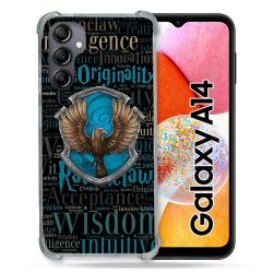 Coque Renforcée En Verre Trempé Pour Samsung Galaxy A14 4G / 5G Harry Potter Serdaigle