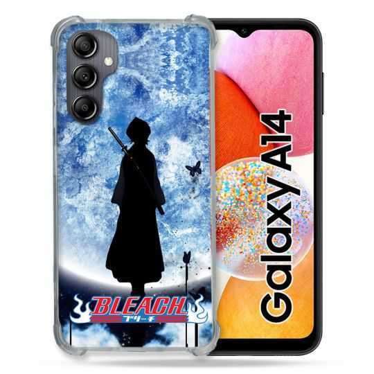 Coque Renforcée En Verre Trempé Pour Samsung Galaxy A14 4G / 5G Manga Bleach Lune