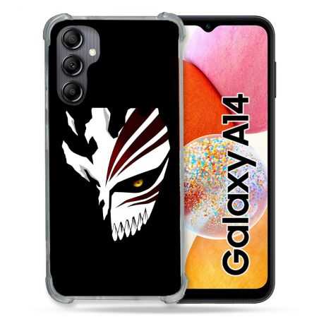 Coque Renforcée En Verre Trempé Pour Samsung Galaxy A14 4G / 5G Manga Bleach Masque