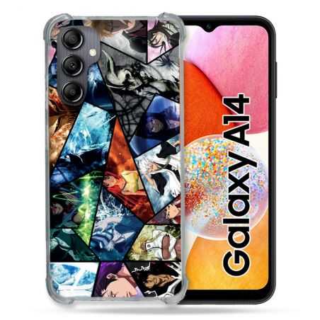 Coque Renforcée En Verre Trempé Pour Samsung Galaxy A14 4G / 5G Manga Bleach Pele Mele