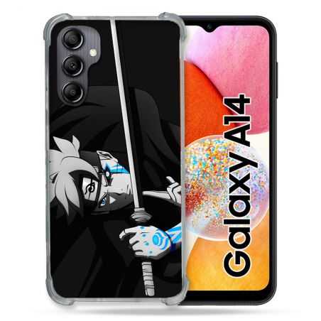 Coque Renforcée En Verre Trempé Pour Samsung Galaxy A14 4G / 5G Manga Boruto Epée