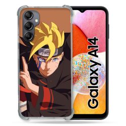 Coque Renforcée En Verre Trempé Pour Samsung Galaxy A14 4G / 5G Manga Boruto Signe