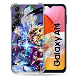 Coque Renforcée En Verre Trempé Pour Samsung Galaxy A14 4G / 5G Manga Dragon Ball Sangohan Duo