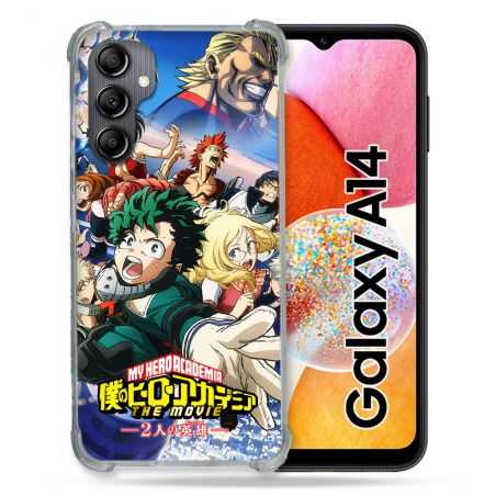 Coque Renforcée En Verre Trempé Pour Samsung Galaxy A14 4G / 5G Manga My Hero Academia Affiche
