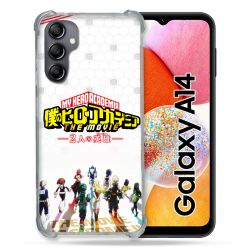 Coque Renforcée En Verre Trempé Pour Samsung Galaxy A14 4G / 5G Manga My Hero Academia Blanc