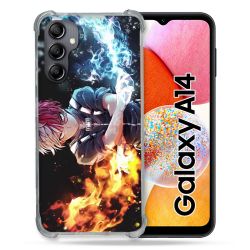 Coque Renforcée En Verre Trempé Pour Samsung Galaxy A14 4G / 5G Manga My Hero Academia Shoto