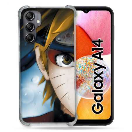 Coque Renforcée En Verre Trempé Pour Samsung Galaxy A14 4G / 5G Manga Naruto Blanc