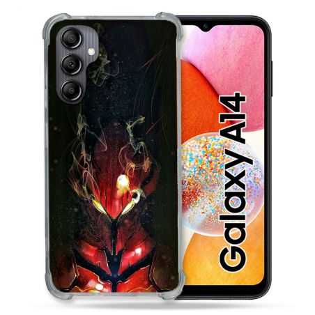 Coque Renforcée En Verre Trempé Pour Samsung Galaxy A14 4G / 5G Manga Solo Leveling Igris