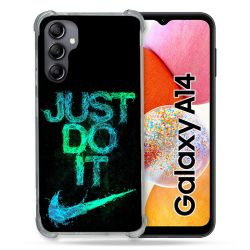 Coque Renforcée En Verre Trempé Pour Samsung Galaxy A14 4G / 5G Nike Just Do It