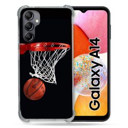 Coque Renforcée En Verre Trempé Pour Samsung Galaxy A14 4G / 5G Sport Basket Panier