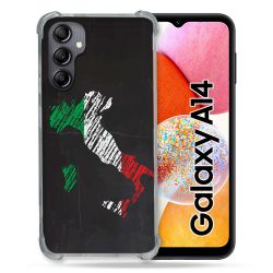 Coque Renforcée En Verre Trempé Pour Samsung Galaxy A14 4G / 5G Voyage Italie Botte