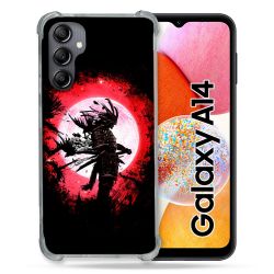 Coque Renforcée En Verre Trempé Pour Samsung Galaxy A14 4G / 5G Voyage Japon Samourai
