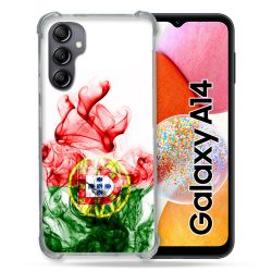 Coque Renforcée En Verre Trempé Pour Samsung Galaxy A14 4G / 5G Voyage Portugal Flamme