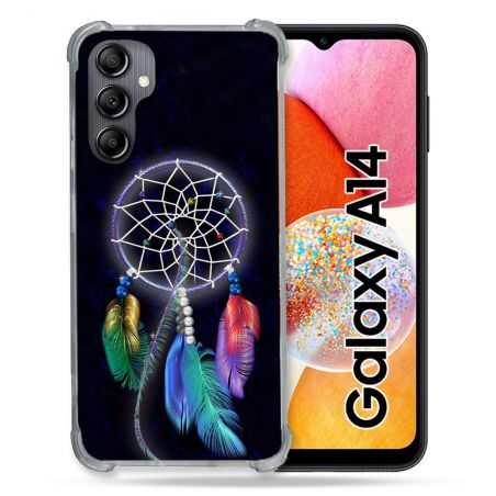 Coque Renforcée En Verre Trempé Pour Samsung Galaxy A14 4G / 5G Zen Attrape Reve Multicolore