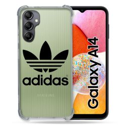 Coque Renforcée En Verre Trempé Transparente Pour Samsung Galaxy A14 4G / 5G Adidas