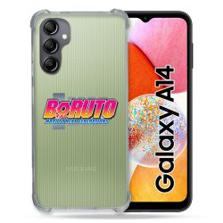 Coque Renforcée En Verre Trempé Transparente Pour Samsung Galaxy A14 4G / 5G Boruto Logo