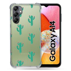 Coque Renforcée En Verre Trempé Transparente Pour Samsung Galaxy A14 4G / 5G Cactus