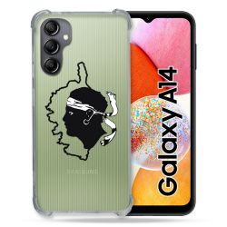 Coque Renforcée En Verre Trempé Transparente Pour Samsung Galaxy A14 4G / 5G Corse