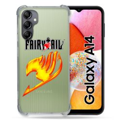 Coque Renforcée En Verre Trempé Transparente Pour Samsung Galaxy A14 4G / 5G Fairy Tail