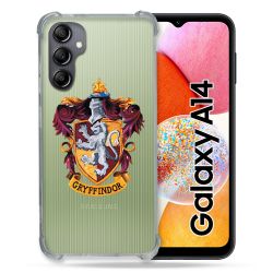 Coque Renforcée En Verre Trempé Transparente Pour Samsung Galaxy A14 4G / 5G Harry Potter Griffindor