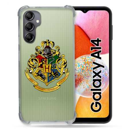 Coque Renforcée En Verre Trempé Transparente Pour Samsung Galaxy A14 4G / 5G Harry Potter Poudlard