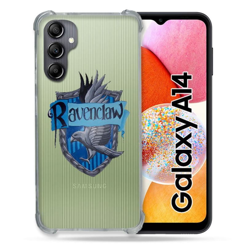 Coque Renforcée En Verre Trempé Transparente Pour Samsung Galaxy A14 4G / 5G Harry Potter Ravenclaw