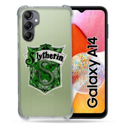 Coque Renforcée En Verre Trempé Transparente Pour Samsung Galaxy A14 4G / 5G Harry Potter Slytherin