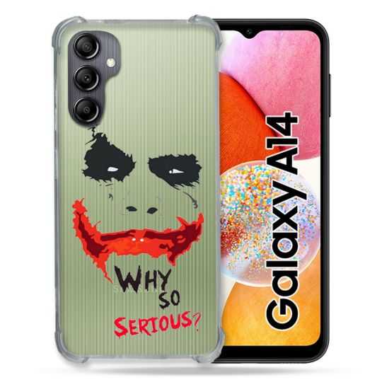 Coque Renforcée En Verre Trempé Transparente Pour Samsung Galaxy A14 4G / 5G Joker