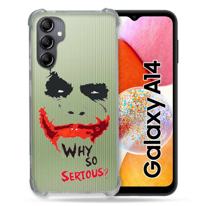 Coque Renforcée En Verre Trempé Transparente Pour Samsung Galaxy A14 4G / 5G Joker