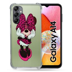 Coque Renforcée En Verre Trempé Transparente Pour Samsung Galaxy A14 4G / 5G Minnie