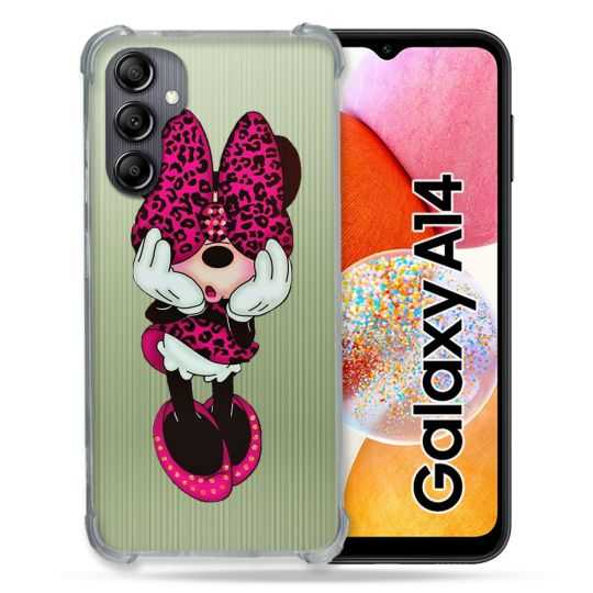Coque Renforcée En Verre Trempé Transparente Pour Samsung Galaxy A14 4G / 5G Minnie