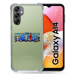 Coque Renforcée En Verre Trempé Transparente Pour Samsung Galaxy A14 4G / 5G One Piece Logo