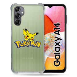 Coque Renforcée En Verre Trempé Transparente Pour Samsung Galaxy A14 4G / 5G Pokemon